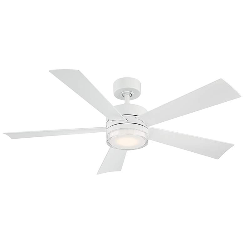 Image 2 52 inch Wynd Matte White 2700K LED Smart Ceiling Fan