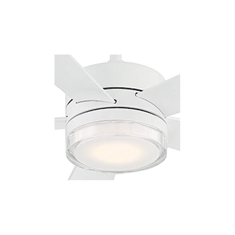 Image 3 52" Wynd Matte White 2700K LED Smart Ceiling Fan more views