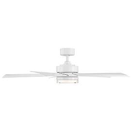 Image5 of 52" Wynd Matte White 2700K LED Smart Ceiling Fan more views
