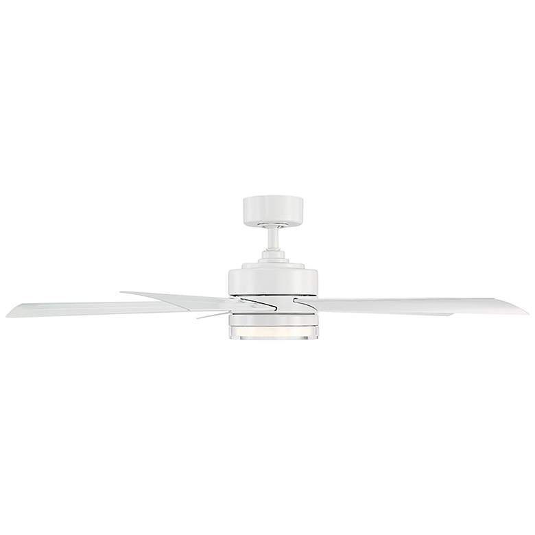 Image 6 52" Wynd Matte White 2700K LED Smart Ceiling Fan more views