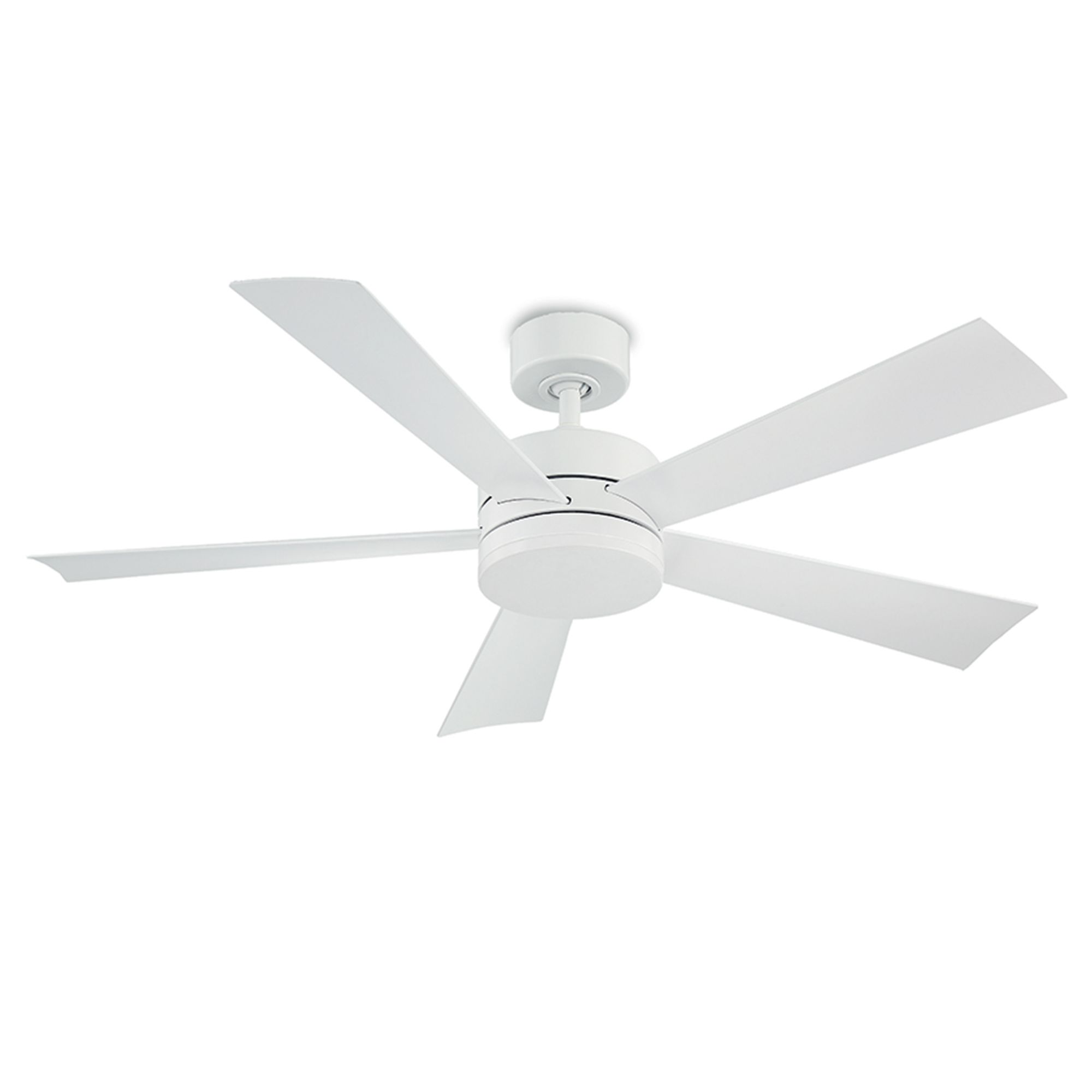 Image 4 52" Wynd Matte White 3500K LED Smart Ceiling Fan - Made to Order more views
