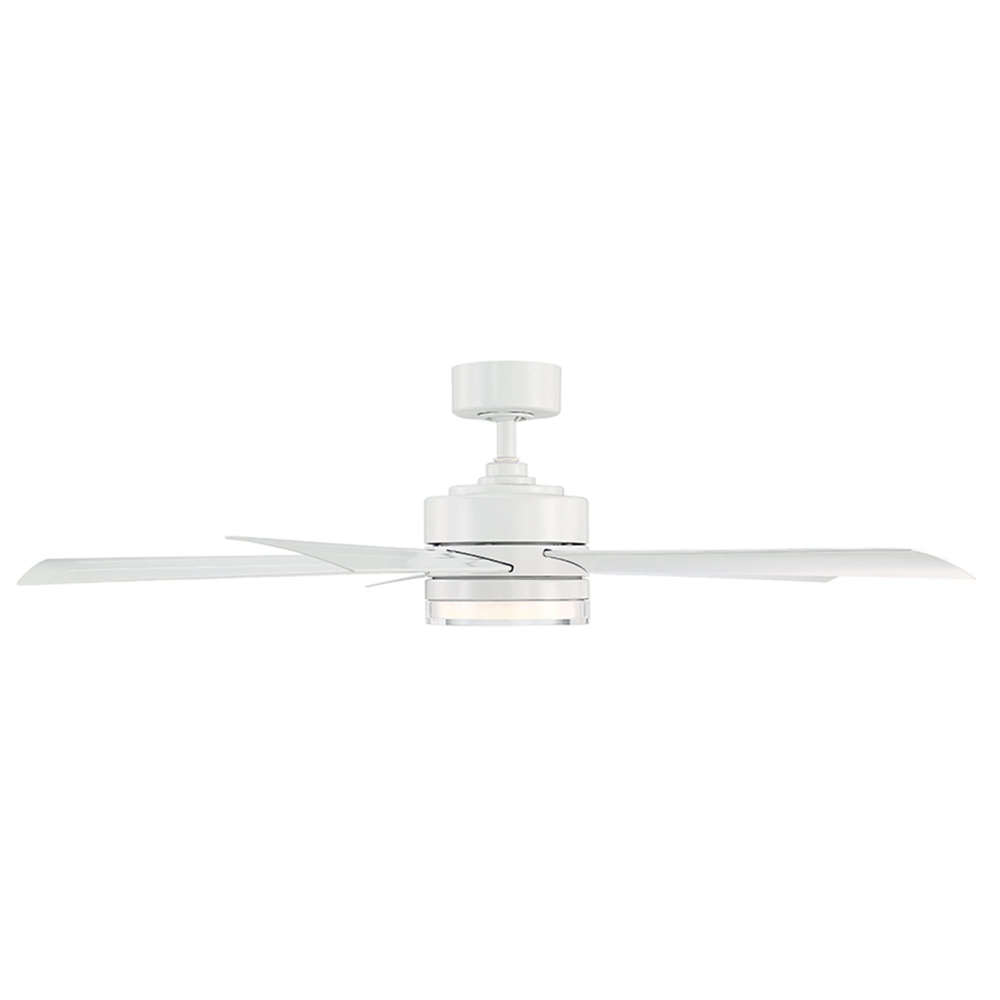 Image 5 52" Wynd Matte White 3500K LED Smart Ceiling Fan - Made to Order more views