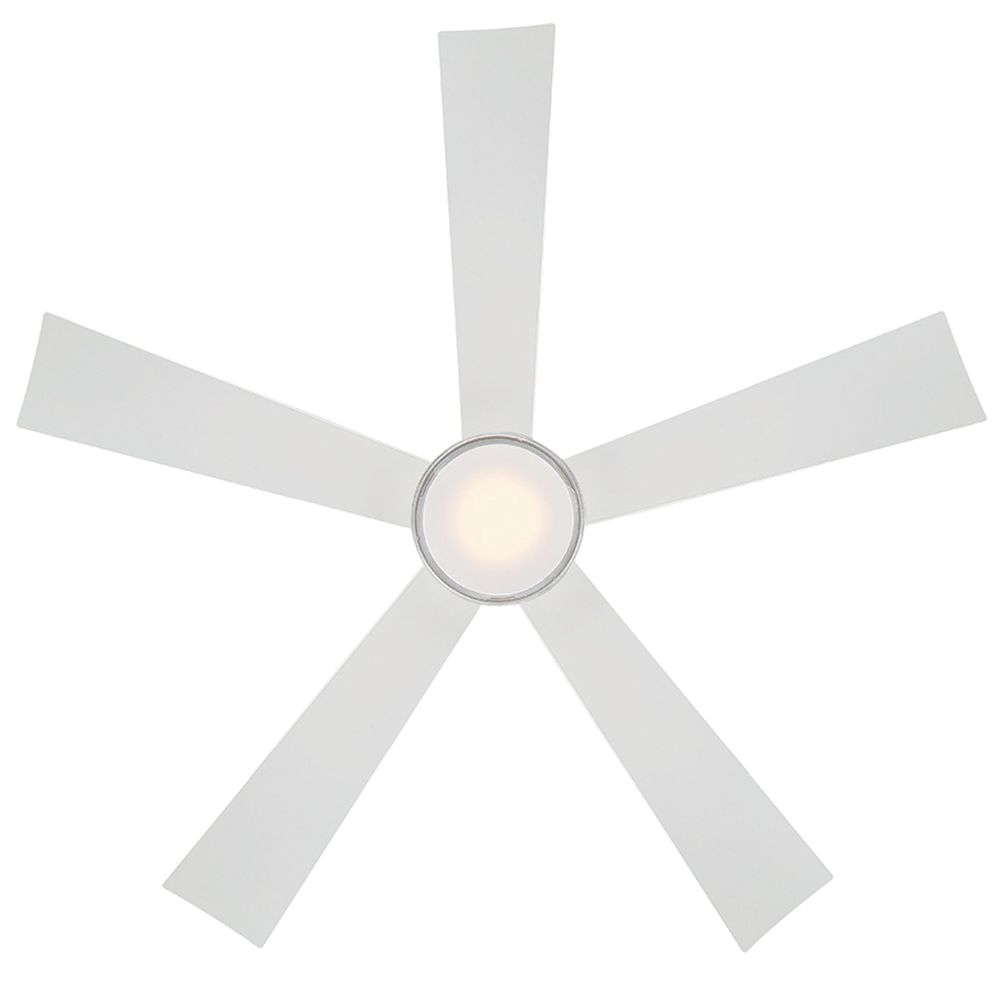 Image 6 52" Wynd Matte White 3500K LED Smart Ceiling Fan - Made to Order more views
