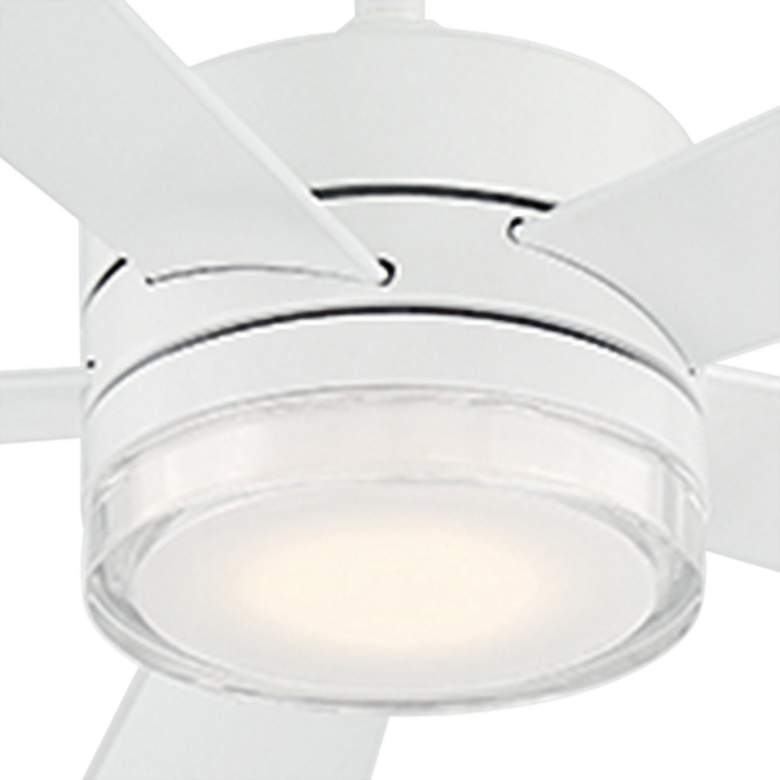 Image 3 52" Wynd Matte White 3500K LED Smart Ceiling Fan more views