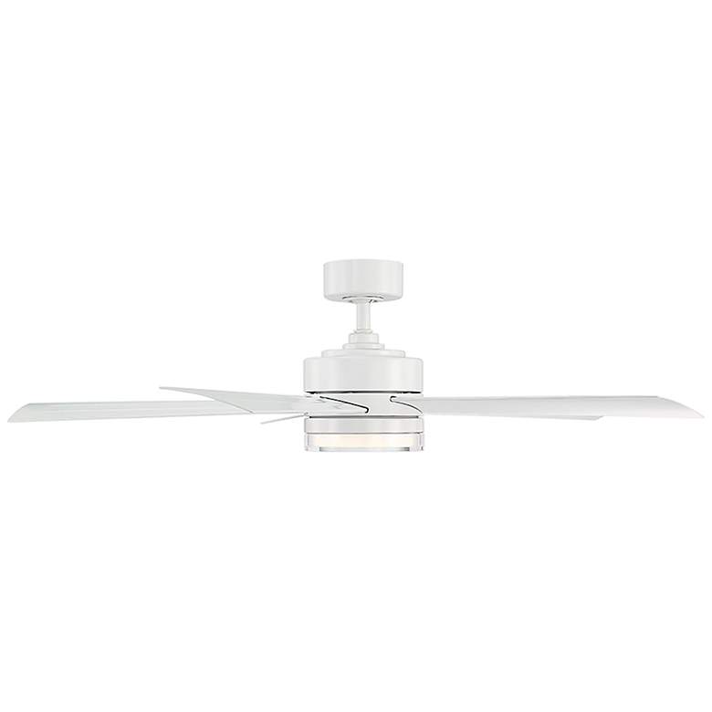 Image 6 52" Wynd Matte White 3500K LED Smart Ceiling Fan more views