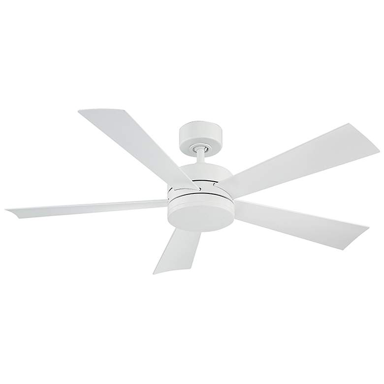 Image 7 52" Wynd Matte White 3500K LED Smart Ceiling Fan more views