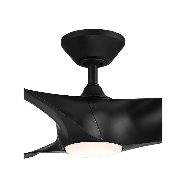 Image 2 52 inch Zephyr Matte Black 3500K LED Smart Ceiling Fan more views