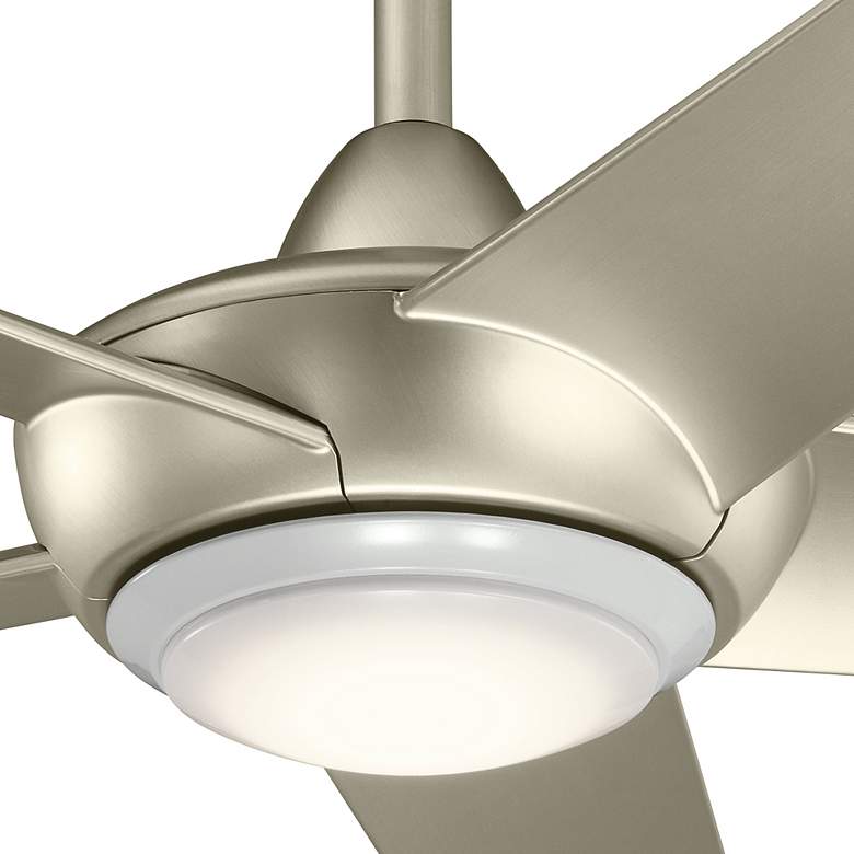 Image 7 52&#39; Kichler Kapono Brushed Nickel LED Ceiling Fan with Remote more views