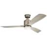 52" Kichler Ridley II Antique Pewter LED Ceiling Fan with Wall Control