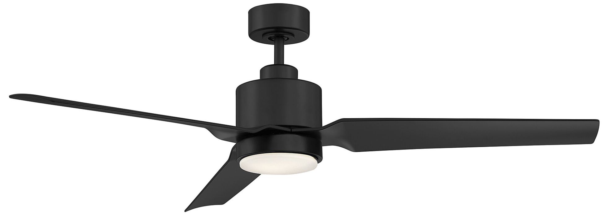 52" LED Ceiling Fan in Matte Black