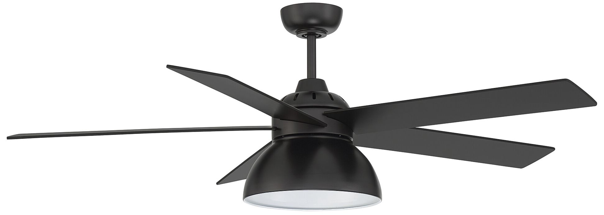 Image 3 52" LED Ceiling Fan in Matte Black more views