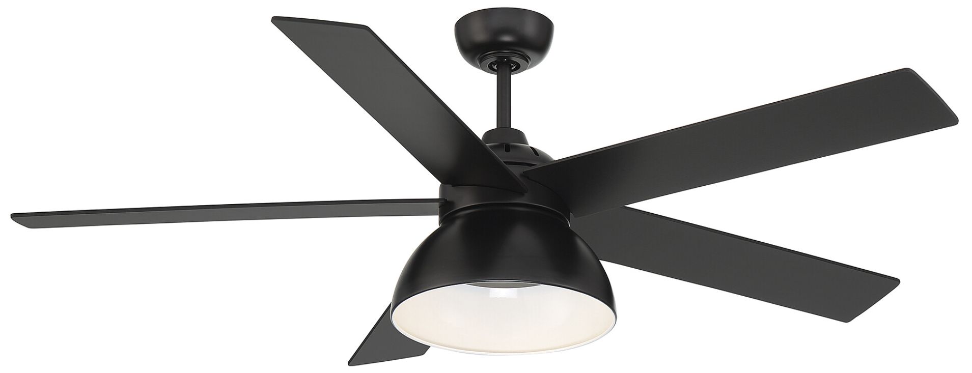 Image 5 52" LED Ceiling Fan in Matte Black more views