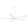 52" Minka Aire DYNO White Ceiling Fan with Remote Control