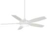 52" Minka Aire Espace White LED Ceiling Fan with Remote Control
