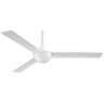 52" Minka Aire Kewl White Finish Modern Ceiling Fan with Wall Control
