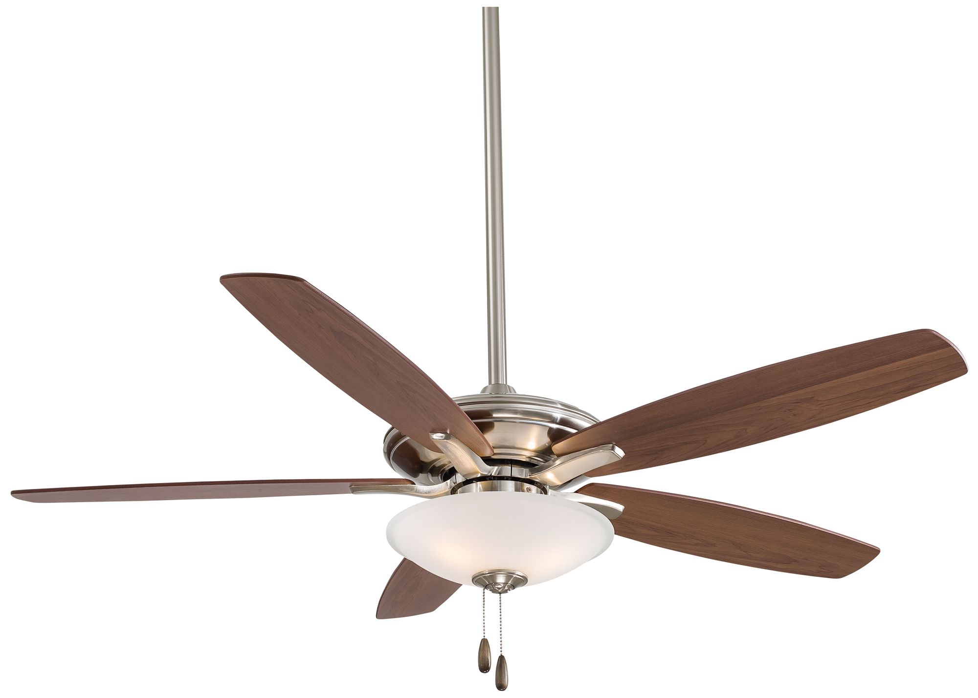 52" Minka Aire Mojo Bronze Ceiling Fan with LED Light and Pull Chain