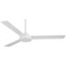 52" Minka Aire Roto Flat White Ceiling Fan with Wall Control