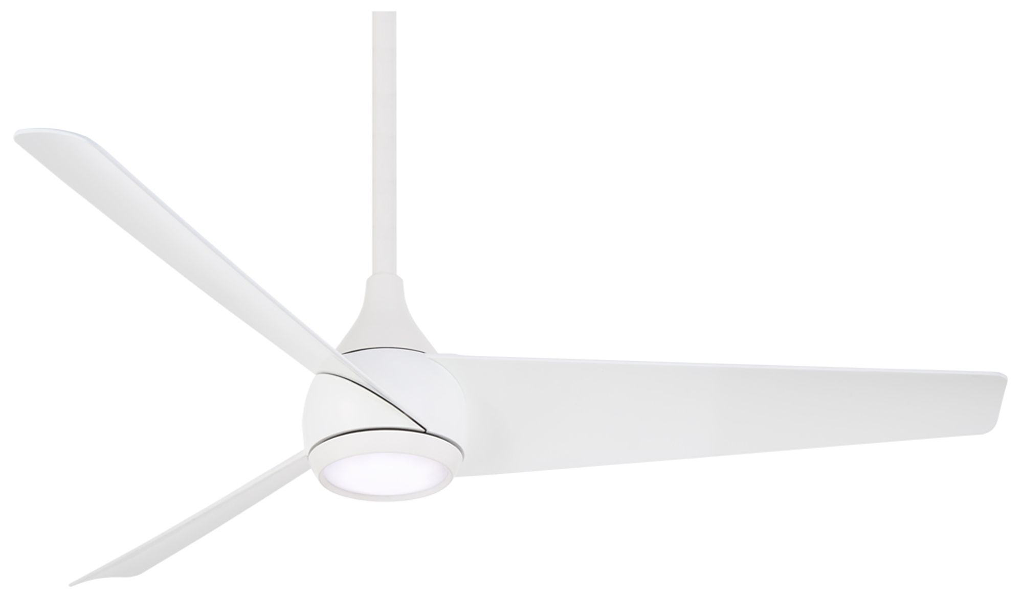 Minka Aire Ceiling Fans For Indoors And Outdoors Page 3 Lamps Plus   52 Minka Aire Twist Flat White Led Smart Ceiling Fan With Remote  856f2 