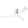 52" Modern Fan Altus Gloss White Modern Ceiling Fan with Wall Control