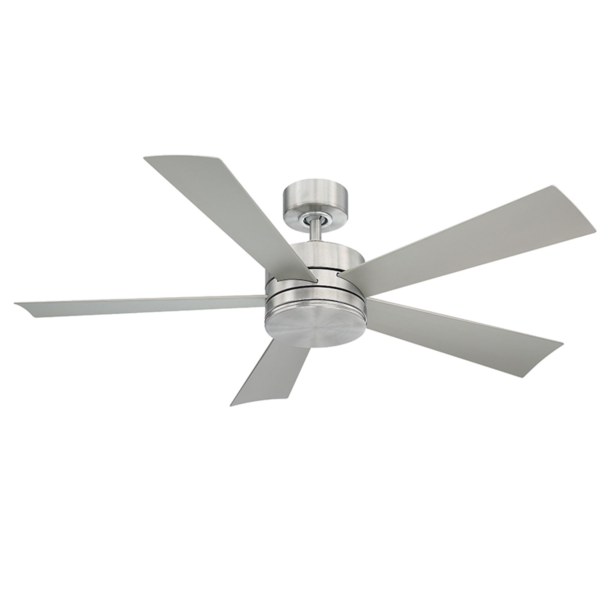 Image 3 52" Modern Forms Wynd Stainless Steel LED Smart Ceiling Fan - Made to Order more views