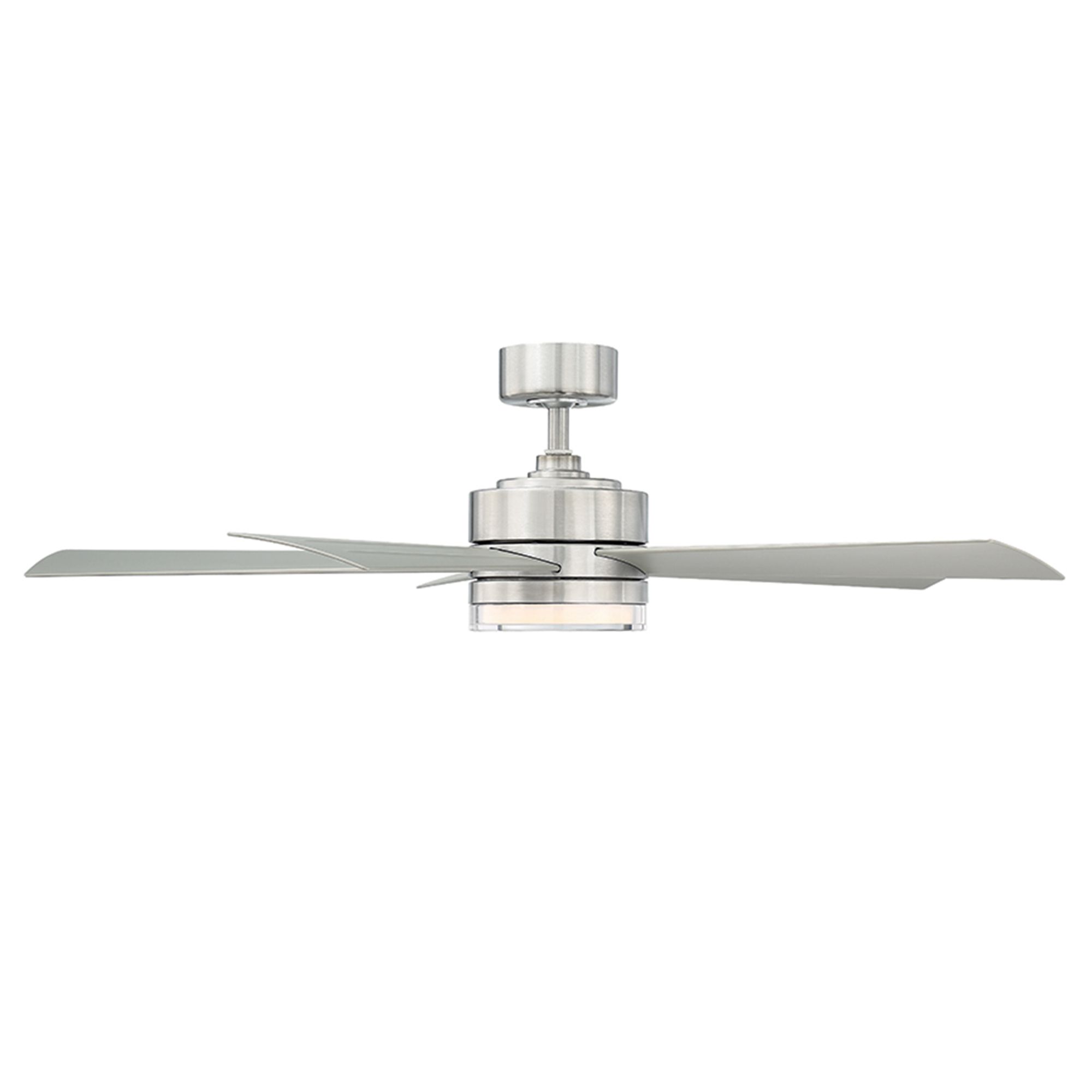 Image 4 52" Modern Forms Wynd Stainless Steel LED Smart Ceiling Fan - Made to Order more views
