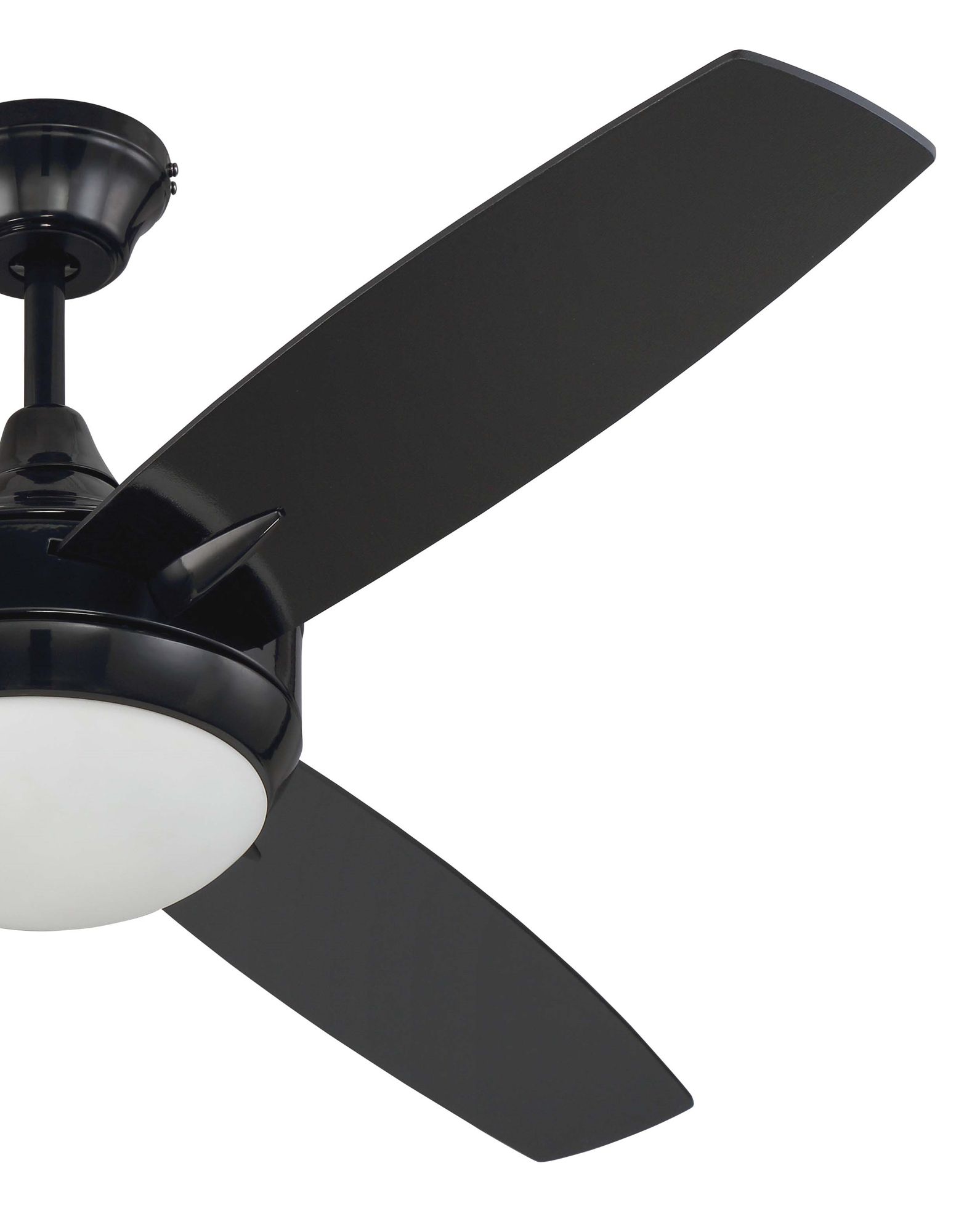 Image 4 52" Targas Ceiling Fan in Gloss Black more views