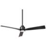 52" WAC Clean Matte Black Smart LED Indoor/Outdoor Ceiling Fan