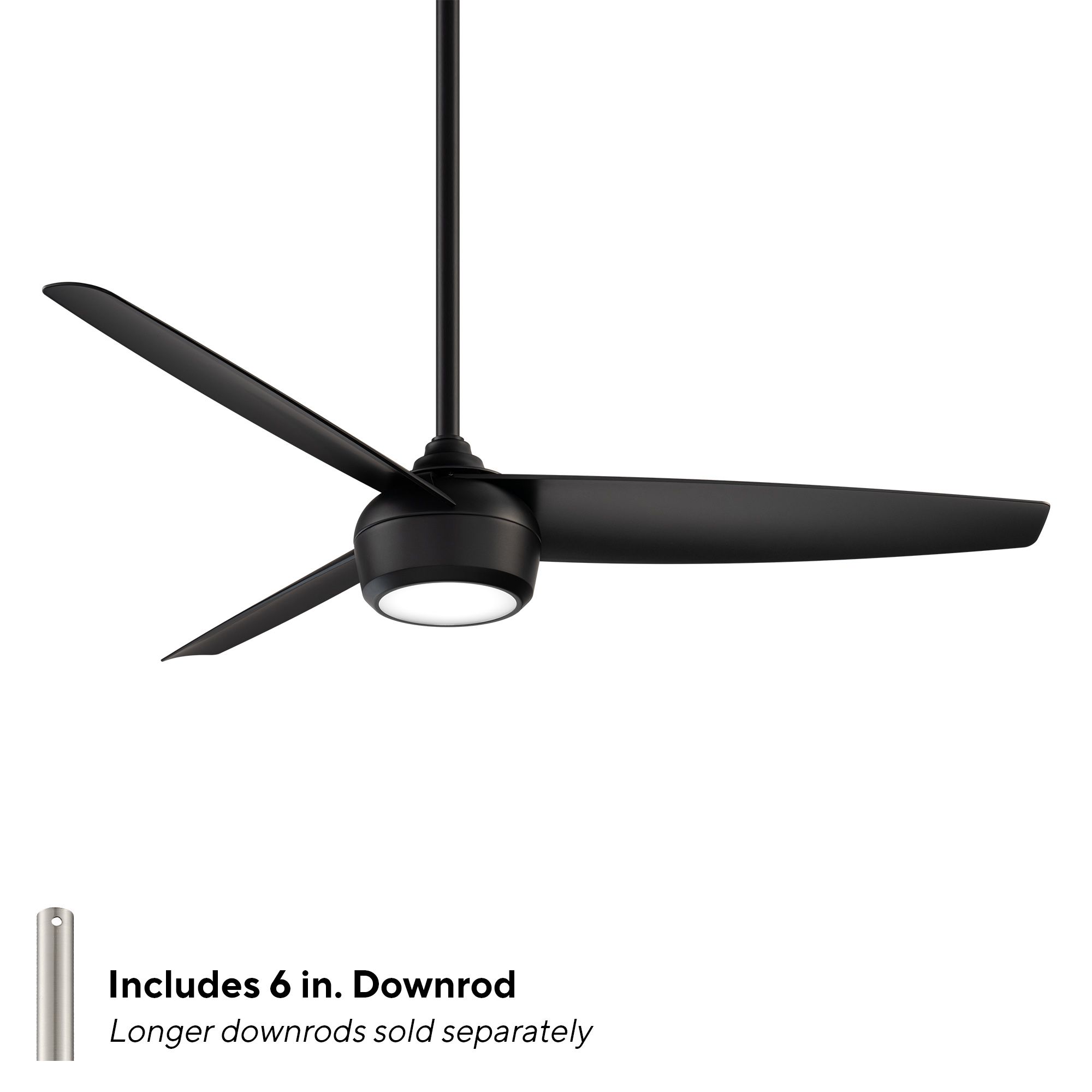 Image 6 52" WAC Ferris Matte Black 4CCT LED Wet more views