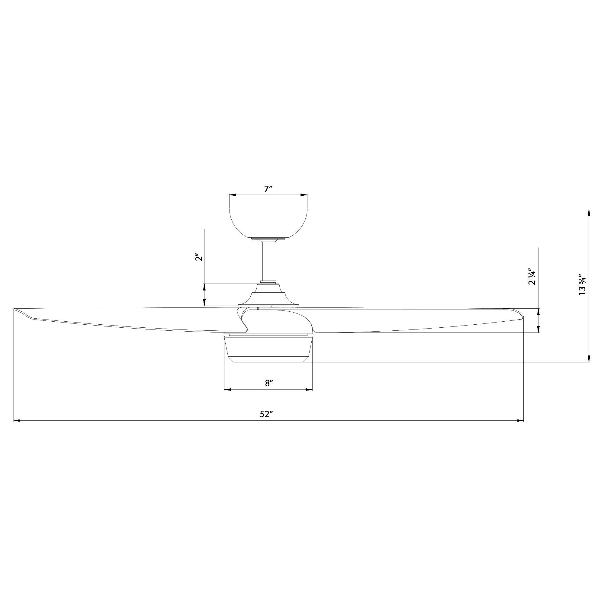 Image 7 52" WAC Ferris Matte Black 4CCT LED Wet more views