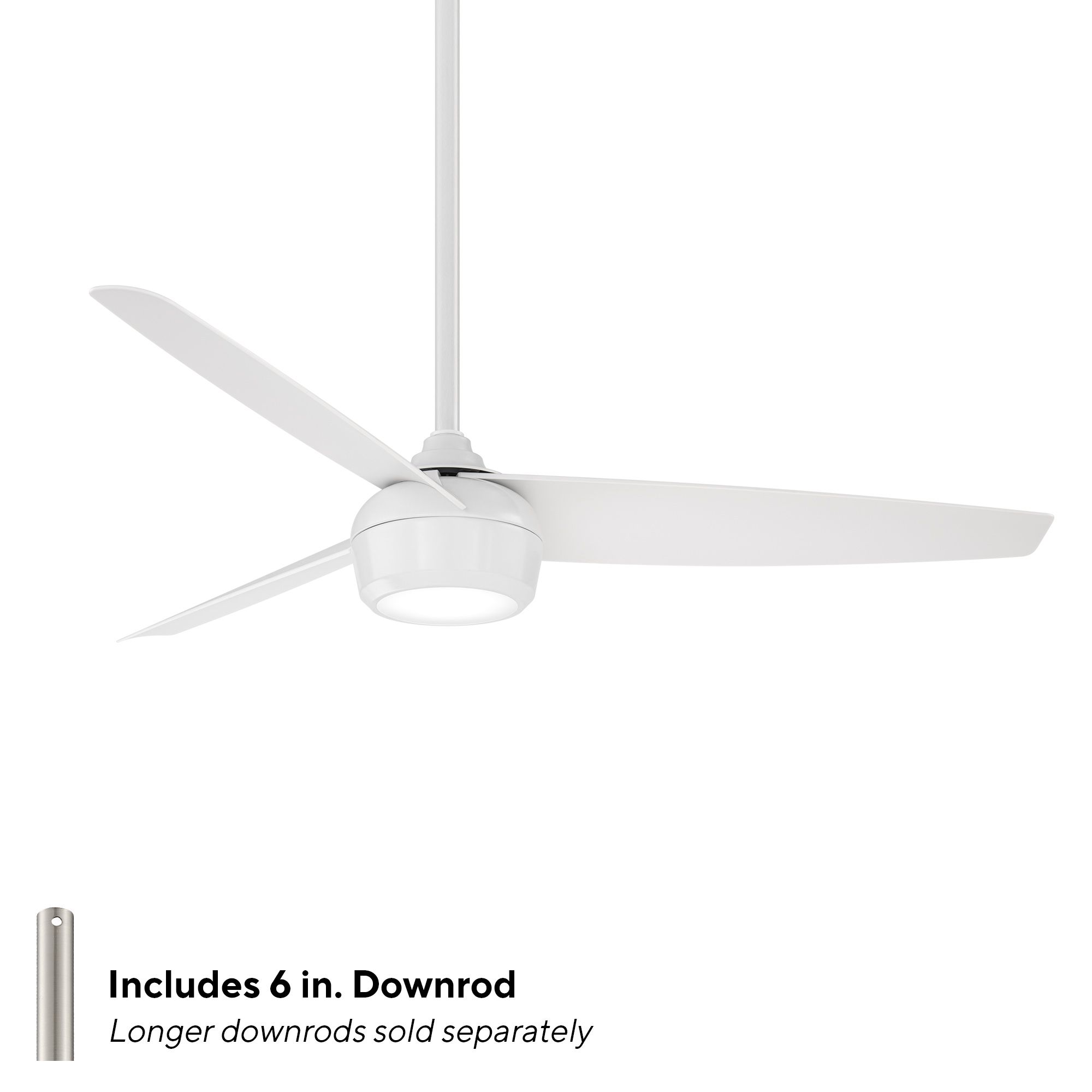 Image 6 52" WAC Ferris Matte White 4CCT LED Wet more views