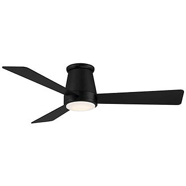 52" WAC Hug Matte Black Hugger Ceiling Fan