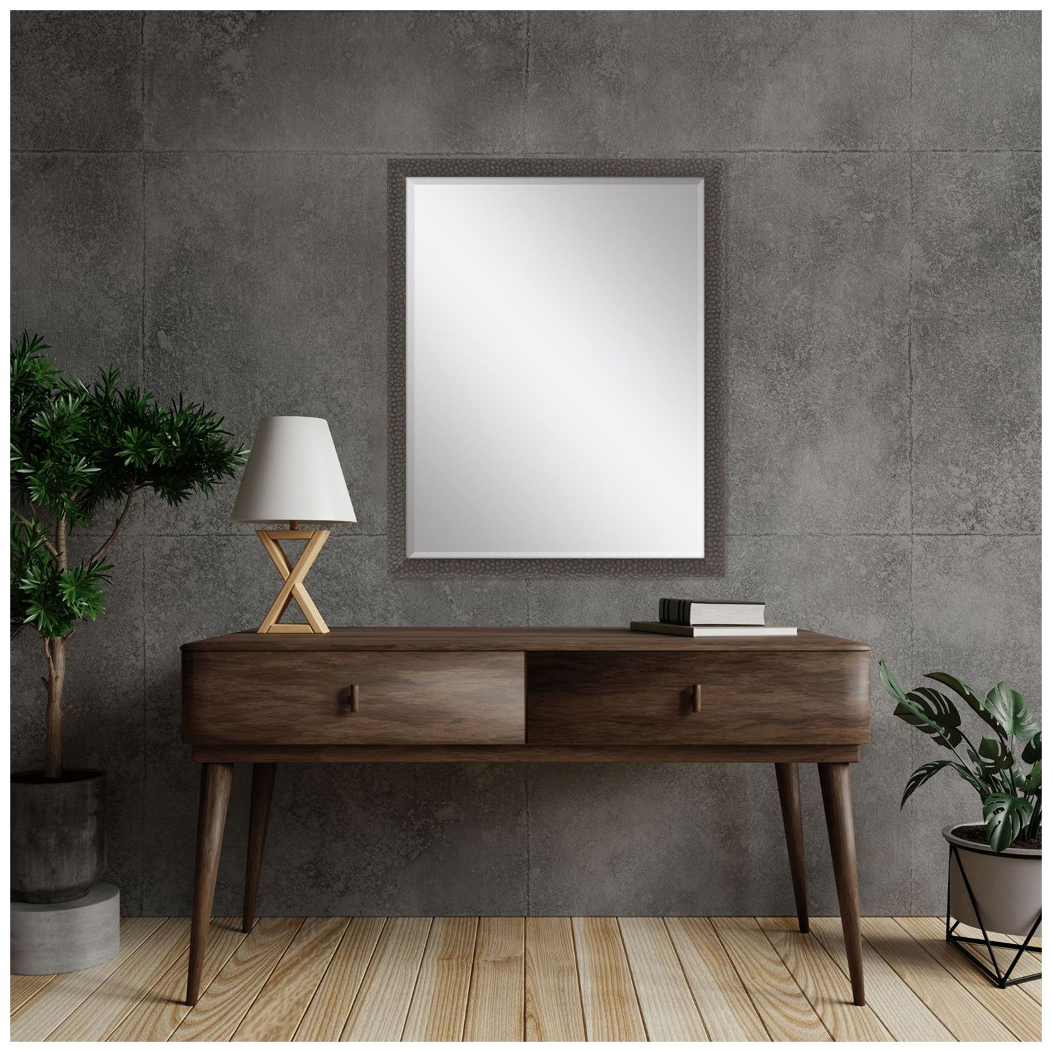 Image 5 #524 Brown Wall Mirror - 39" x 51" more views