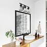 1_Lawrenceville 23 1/2" Wide Black 3-Light Bath Light in scene