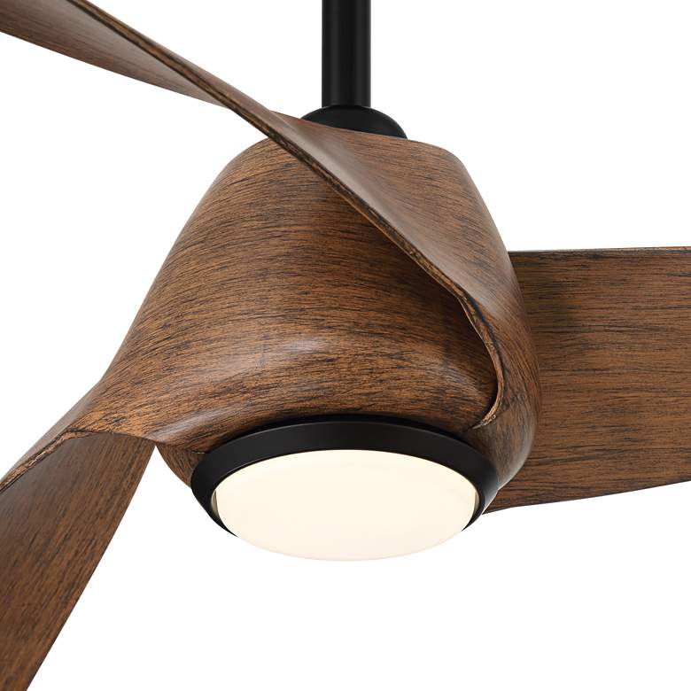Image 3 53" Casa Vieja Grand Breeze Koa CCT LED Ceiling Fan with Remote more views