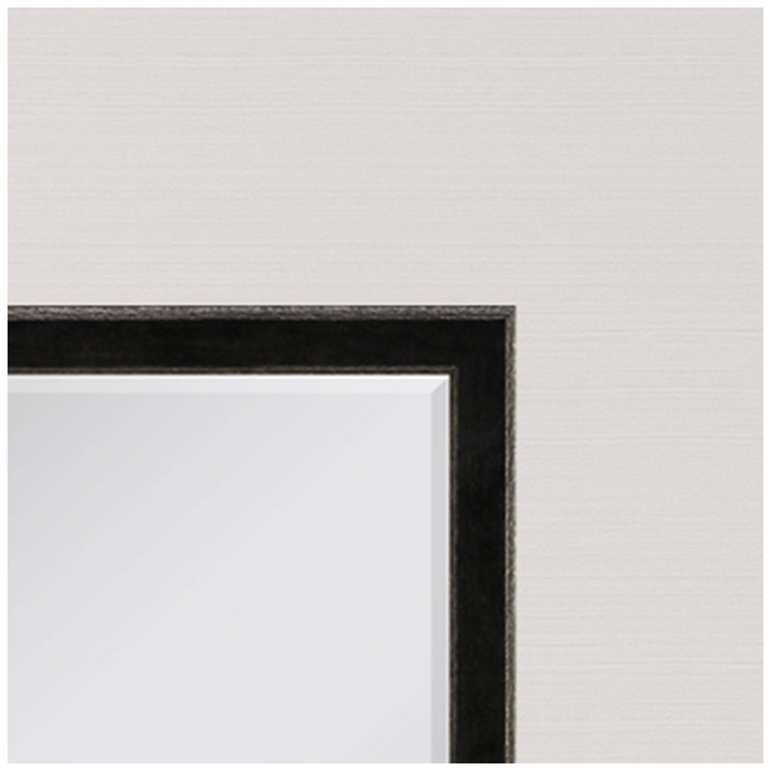 Image 4 #535 Black Metallic Wall Mirror - 26" x 32" more views