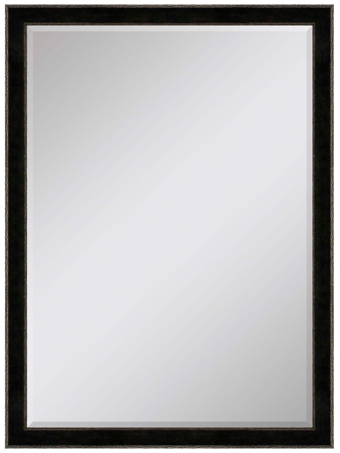 Image 2 #535 Black Metallic Wall Mirror - 28" x 40"