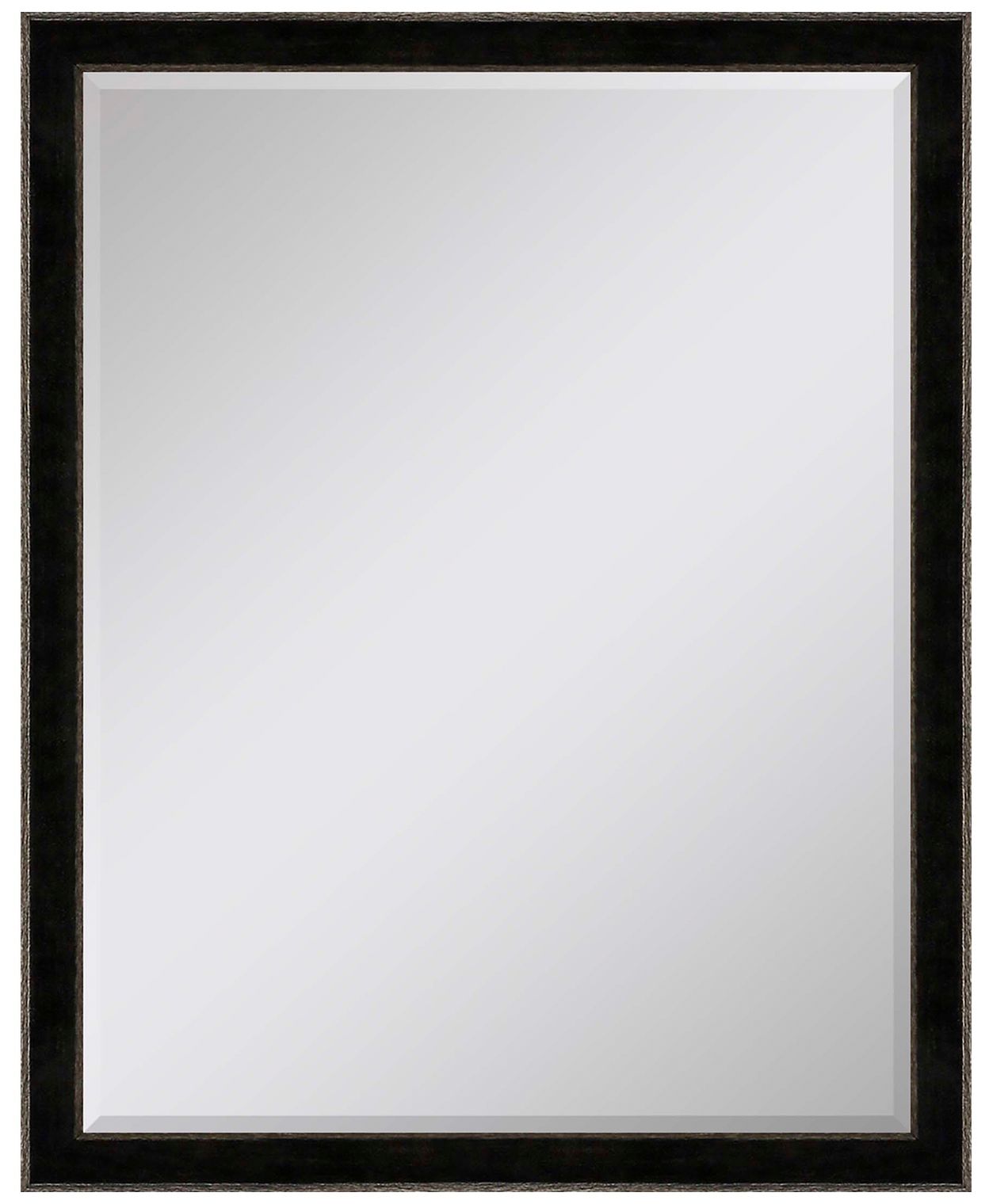 Image 2 #535 Black Metallic Wall Mirror - 40" x 52"