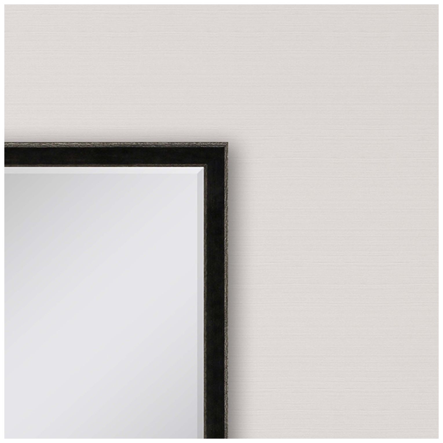 Image 4 #535 Black Metallic Wall Mirror - 40" x 52" more views