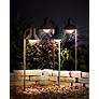 Kichler Olde Brick Finish 25 1/4" Low Voltage Landscape Lantern in scene
