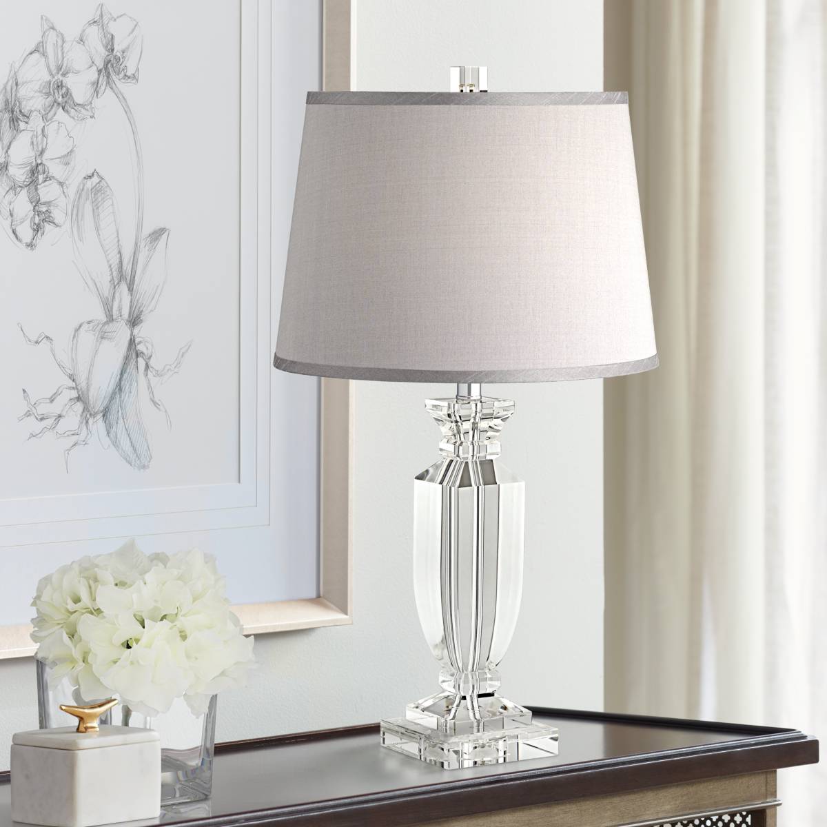 Crystal Bedroom  Table Lamps  Lamps  Plus