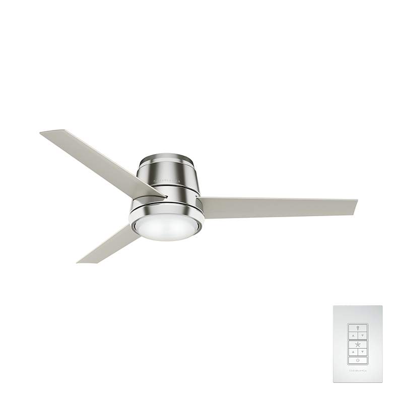 Image 5 54" Casablanca Commodus Brushed Nickel Low Profile Ceiling Fan more views