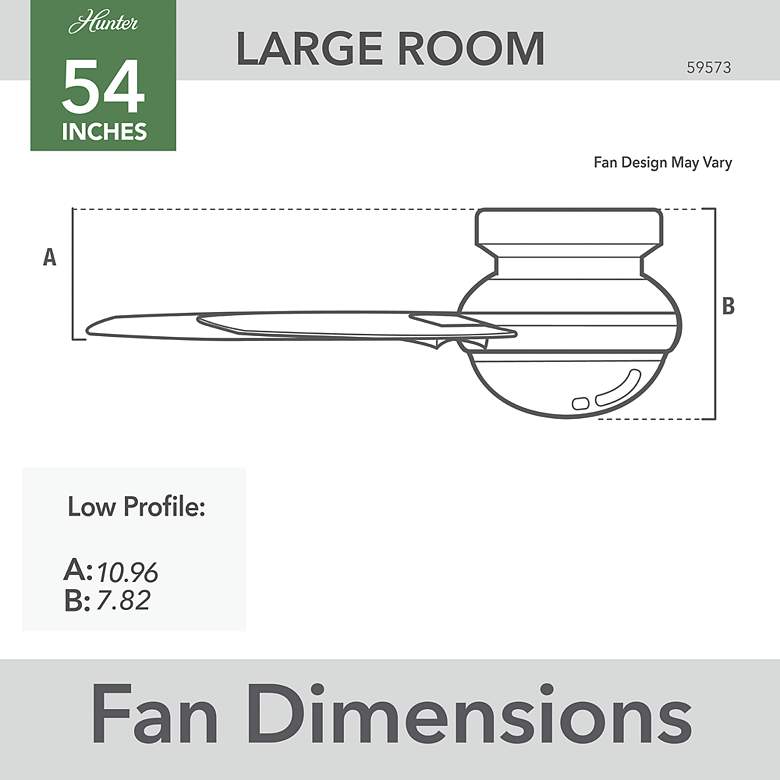 Image 6 54" Casablanca Commodus Brushed Nickel Low Profile Ceiling Fan more views
