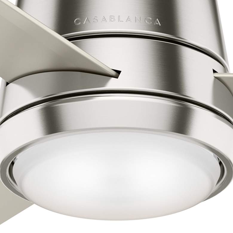 Image 7 54" Casablanca Commodus Brushed Nickel Low Profile Ceiling Fan more views