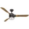 54" Hunter Apache WiFi Noble Bronze LED Ceiling Fan with Remote