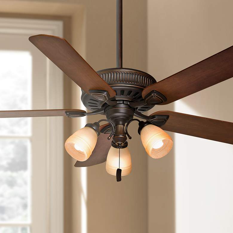 Image 1 54 inch Ainsworth Gallery LED Onyx Bengal Ceiling Fan