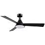 3_54" Archer Matte Black LED Ceiling Fan more views