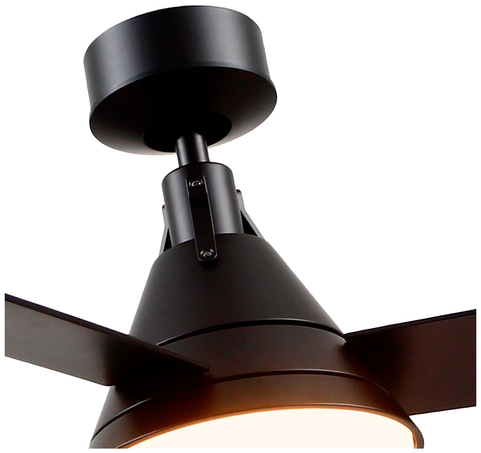Image 5 54" Archer Matte Black LED Ceiling Fan more views