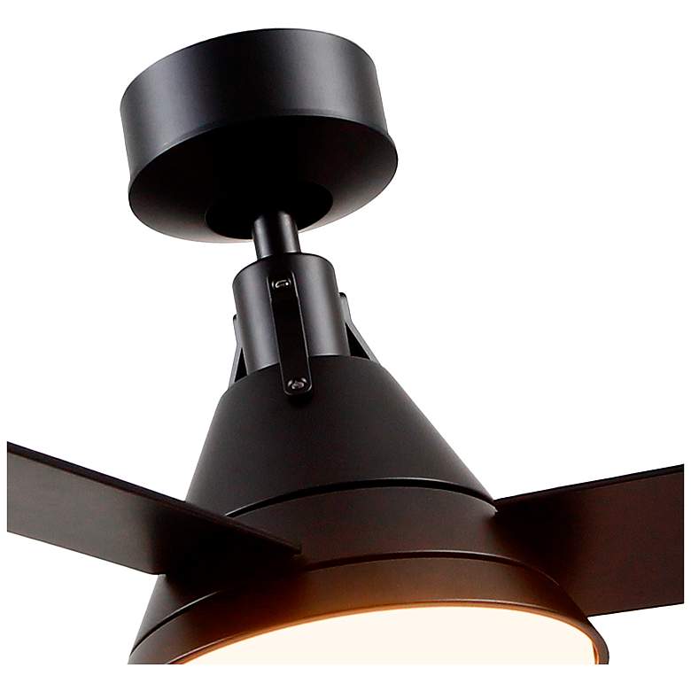 Image 5 54" Archer Matte Black LED Ceiling Fan more views