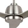 54" Avila Brushed Steel Damp Rated LED Ceiling Fan with Remote
