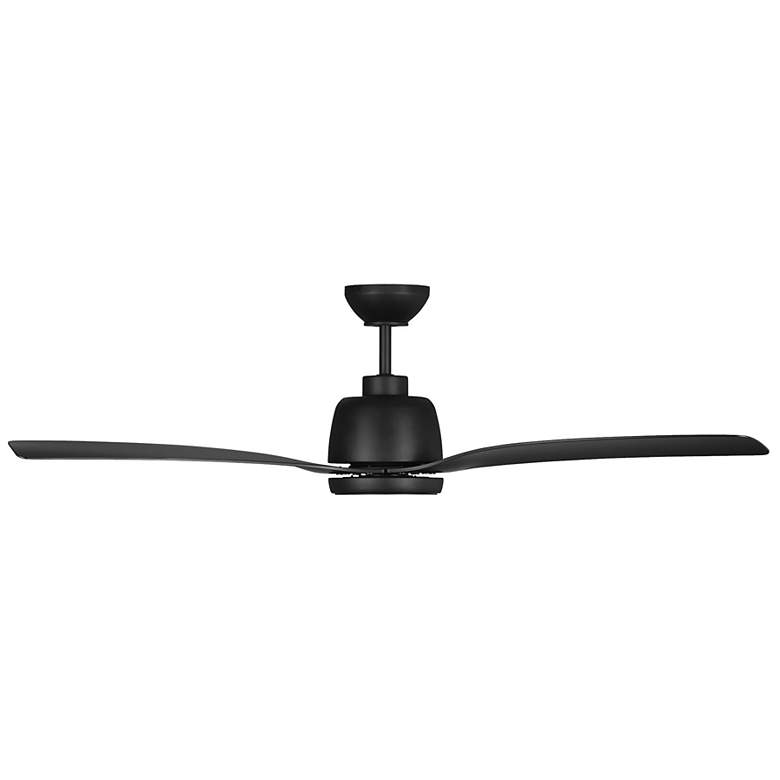 Image 2 54" Avila Coastal Midnight Black LED Ceiling Fan more views